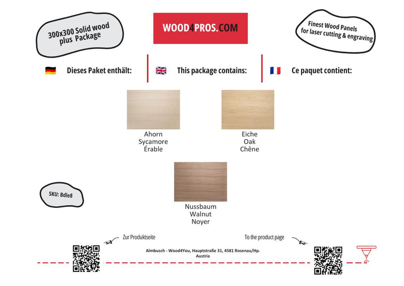 Laden Sie das Bild in Galerie -Viewer, Deckblatt Bundle Vollholz plus