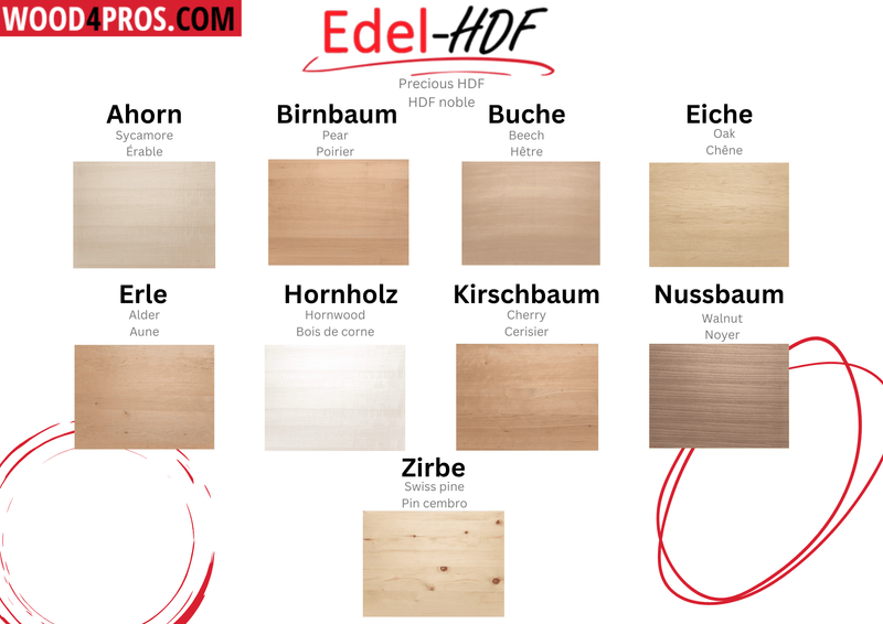 Laden Sie das Bild in Galerie -Viewer, Edel-HDF-Platten