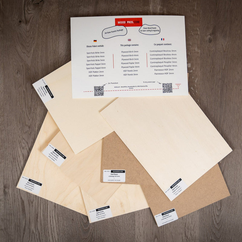 Laden Sie das Bild in Galerie -Viewer, Testpaket pures Plattenmaterial