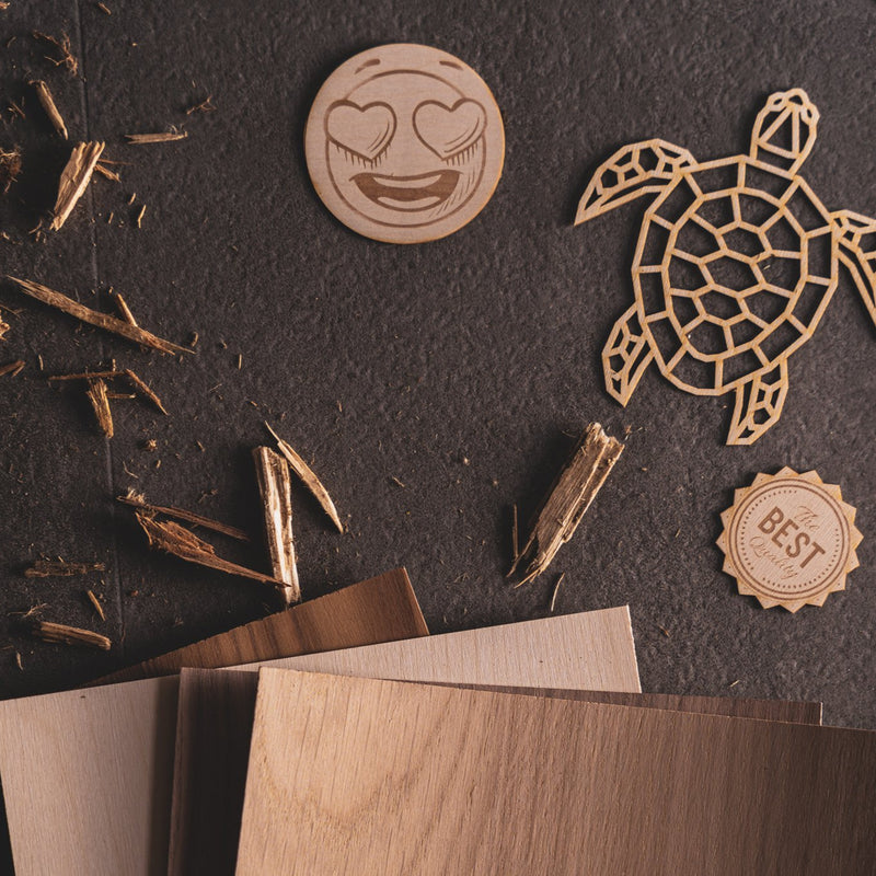 Laad de afbeelding in galerijweergave, Sticker aus Holz