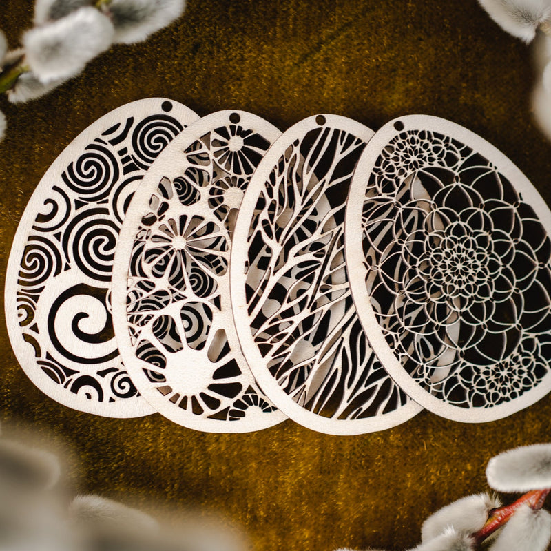 Laden Sie das Bild in Galerie -Viewer, Lasercut Holz
