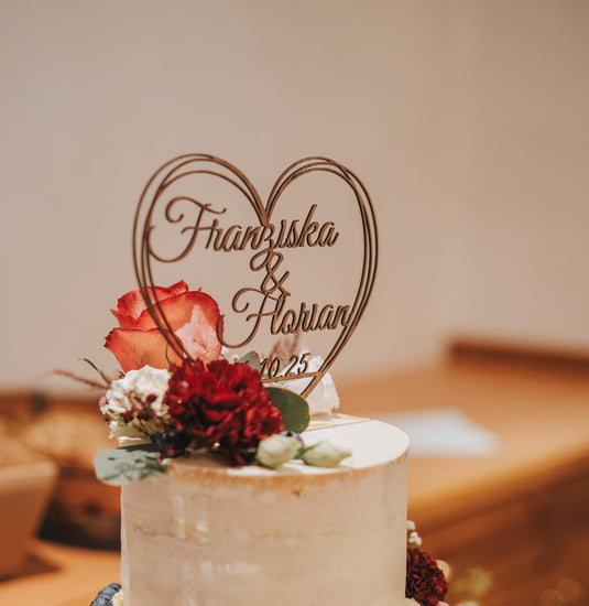 Cake Topper aus Holz
